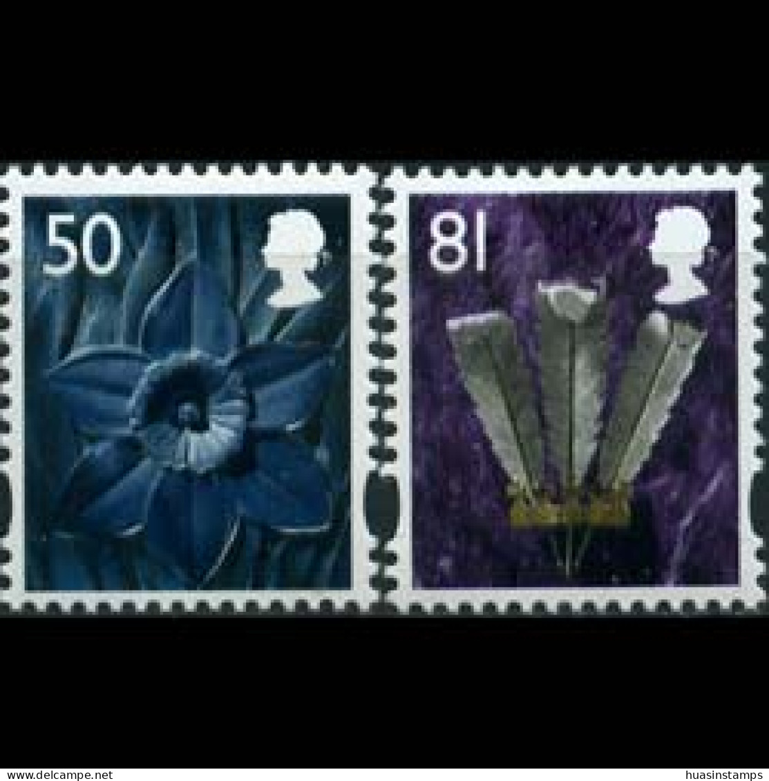 GB REGION-WALES 2008 - #31-2 Flora/Feather Set Of 2 MNH - Gales