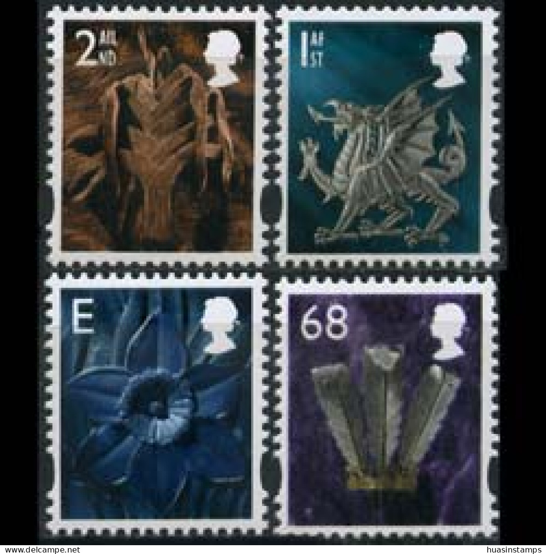 GB REGION-WALES 2003 - #20-3 Wales Symbols Set Of 4 MNH - Pays De Galles