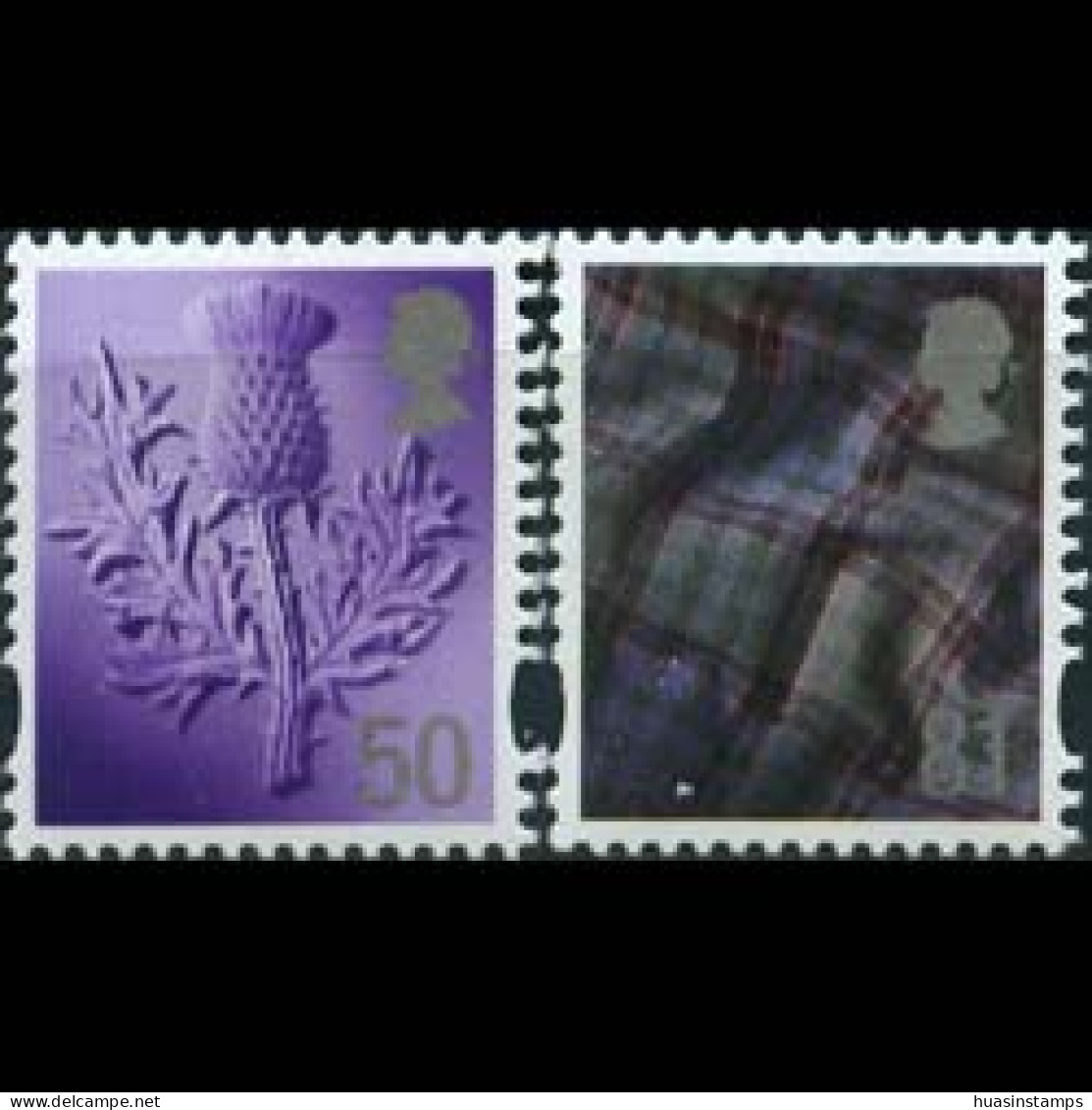 GB REGION-SCOT 2008 - #31-2 Thistle/Tartan Set Of 2 MNH - Scotland