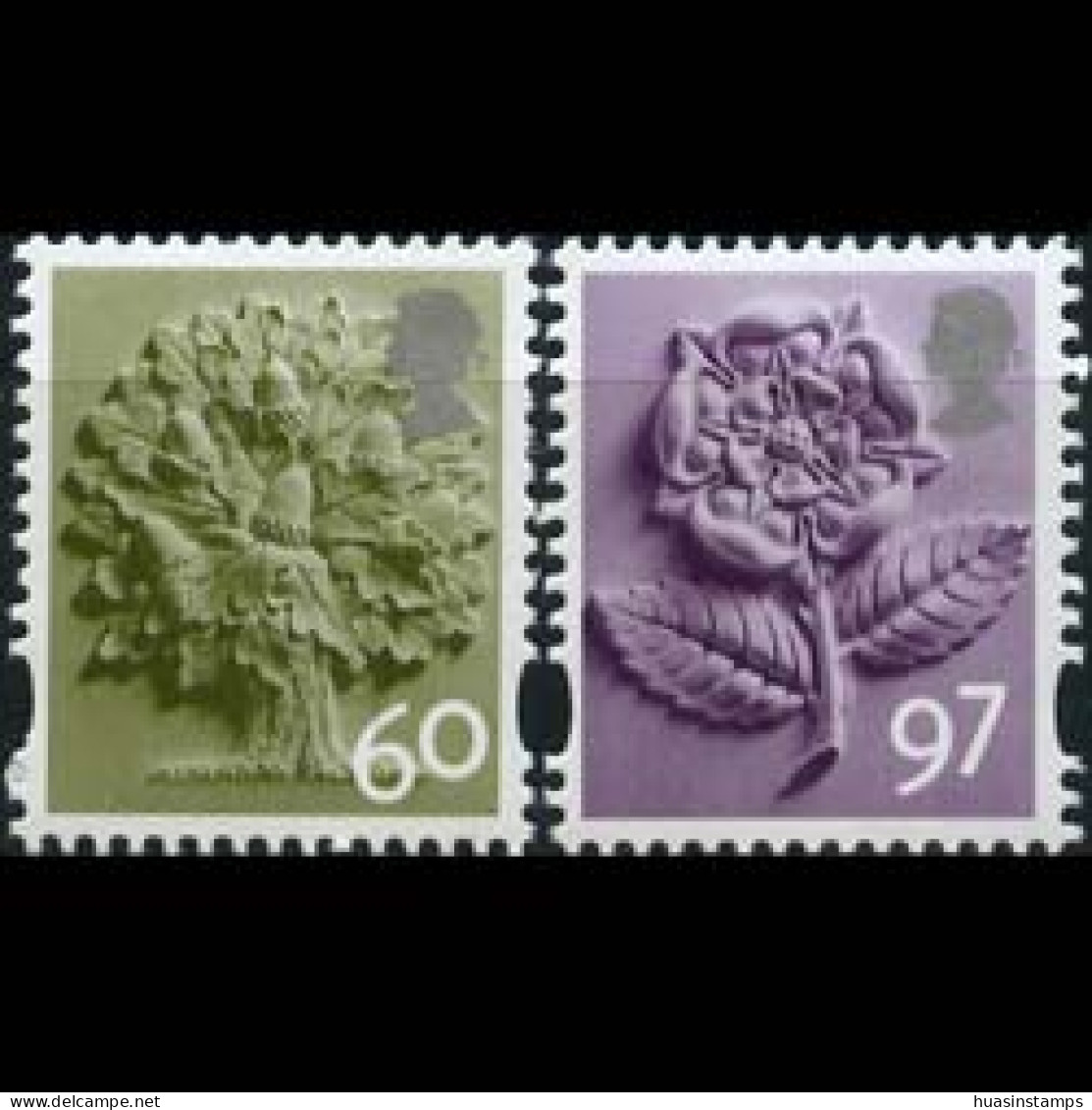 GB REGION-ENGLAND 2010 - #22-3 Oak/Tudor Rose Set Of 2 MNH - Engeland