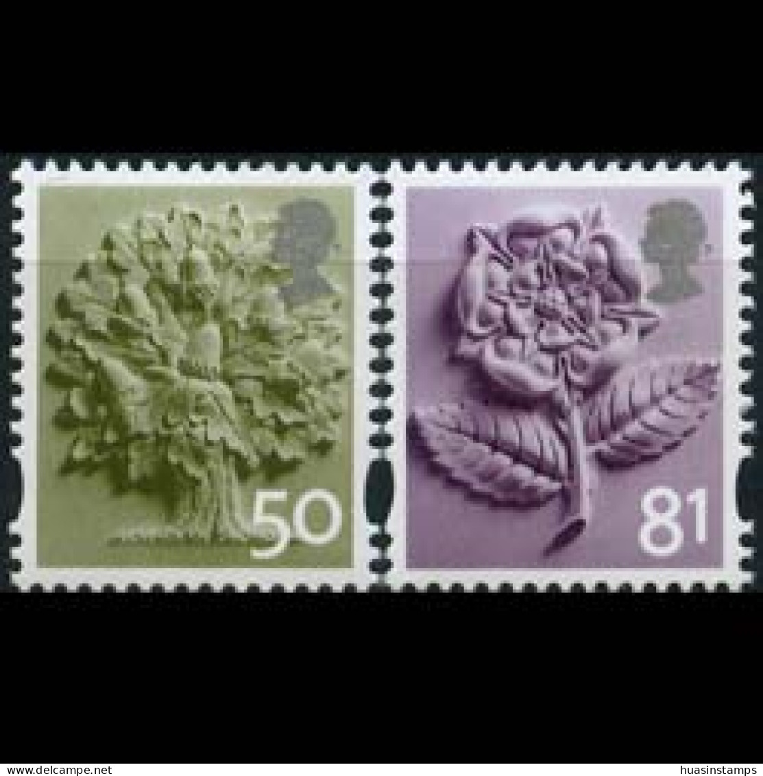 GB REGION-ENGLAND 2008 - #17-8 Oak/Tudor Rose Set Of 2 MNH - Inglaterra