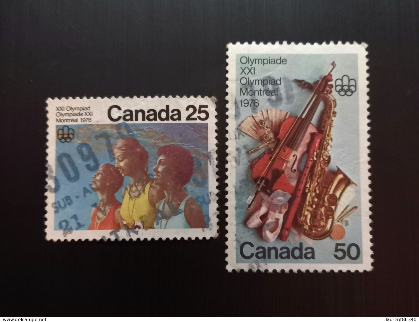 1976 Olympic Games - Montreal, Canada -  Modèle: R. Webber Perforation: 12 X 12½ - Oblitérés