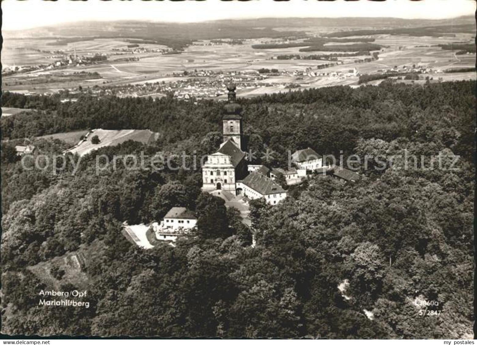 72229774 Amberg Oberpfalz Mariahilfberg Fliegeraufnahme Amberg - Amberg