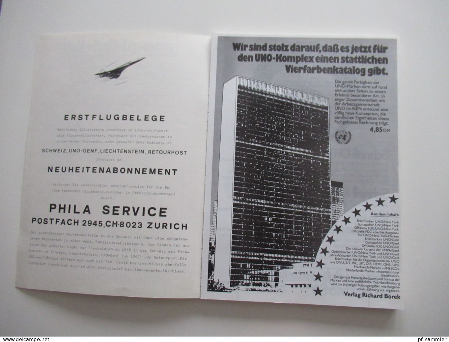 UNO - Philatelie, Handbuch Hb 76, Erstflugbriefe Der Vereinten Nationen, United Nations First Flight Covers 1959 - 1976 - Kataloge