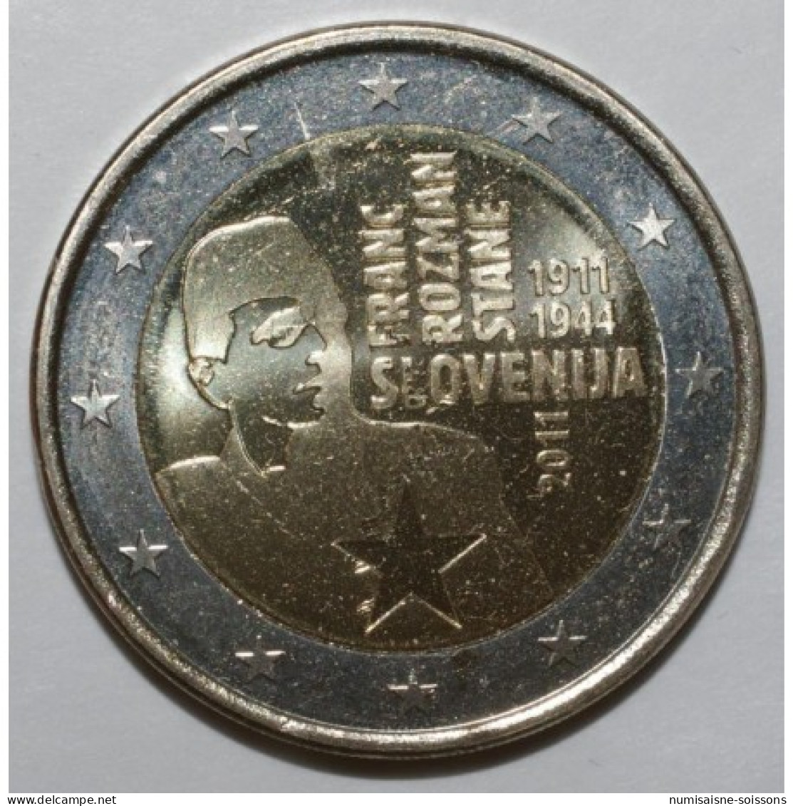 SLOVENIE - 2 EURO 2011 - FRANC ROZMAN - SUPERBE A FLEUR DE COIN - Slowenien