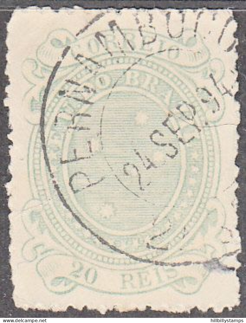 BRAZIL.   SCOTT NO 99  USED  YEAR 1890 - Oblitérés