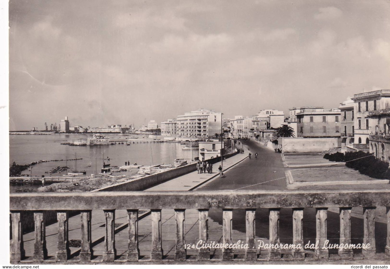 Cartolina Civitavecchia - Panorama Dal Lungomare - Civitavecchia