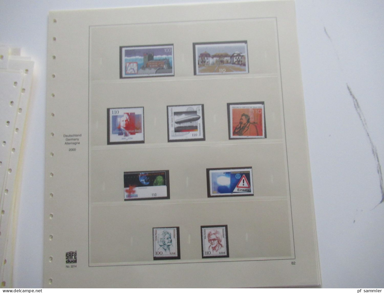 BRD / Bund Sammlung 1996 - 2000 postfrisch / ** Marken auf Vordruckseiten Safe Dual