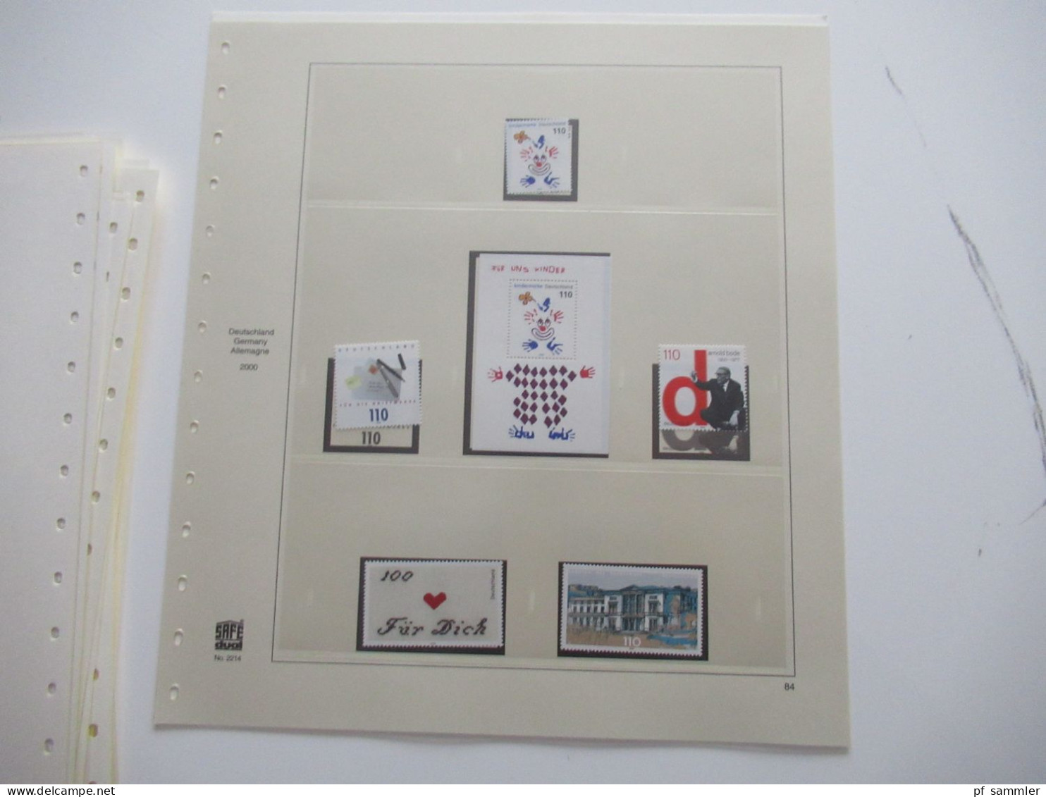 BRD / Bund Sammlung 1996 - 2000 postfrisch / ** Marken auf Vordruckseiten Safe Dual