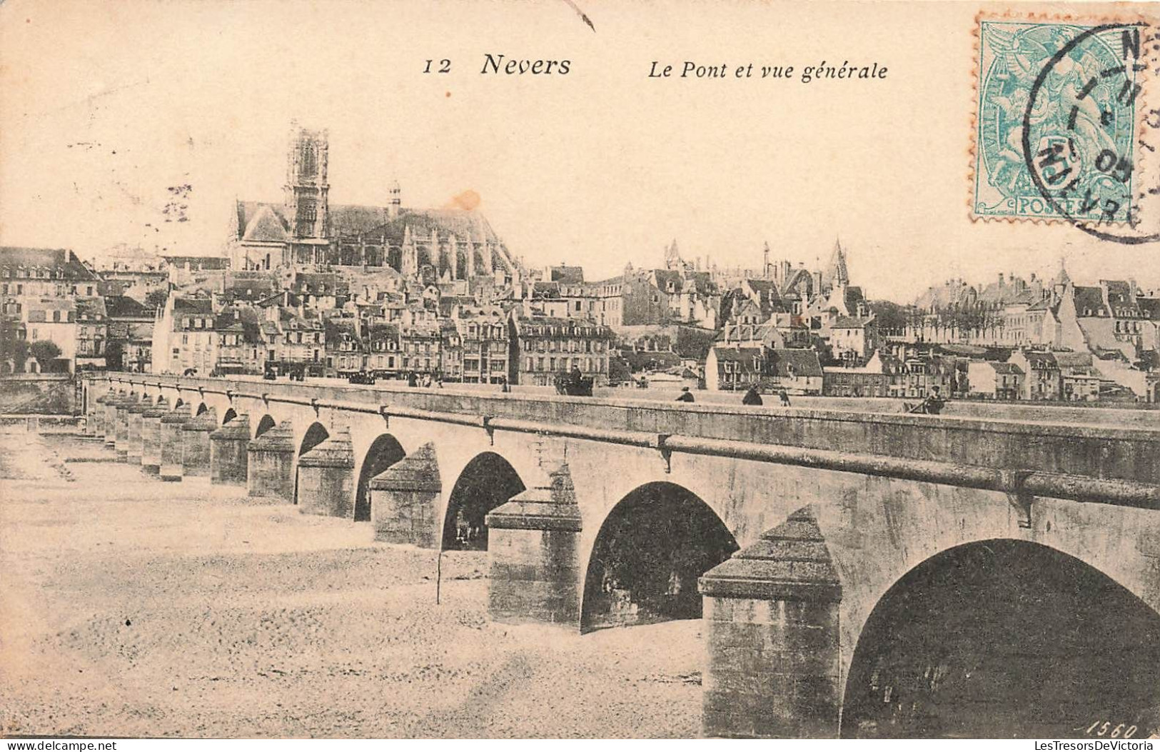 FRANCE - Nevers - Vue Générale De La Ville Et Le Pont - Carte Postale Ancienne - Nevers
