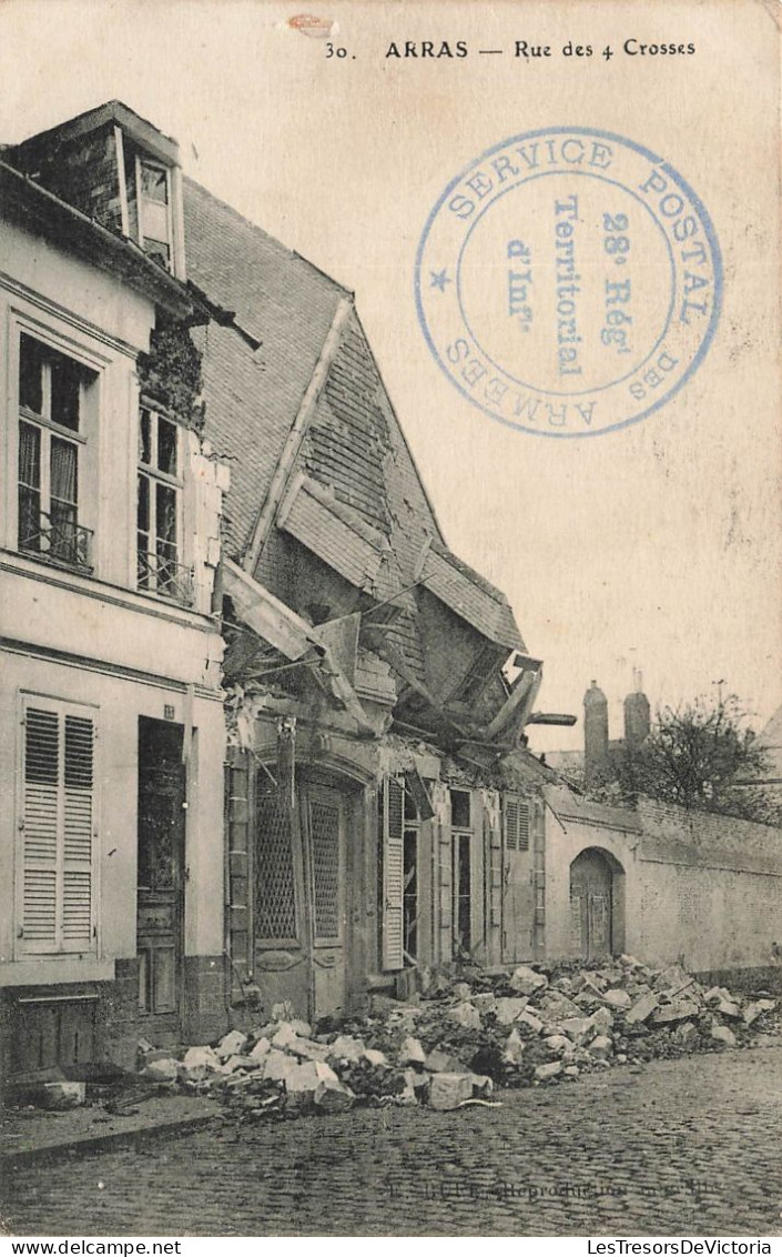 FRANCE - Arras - Rue Des 4 Crosses - Carte Postale Ancienne - Arras