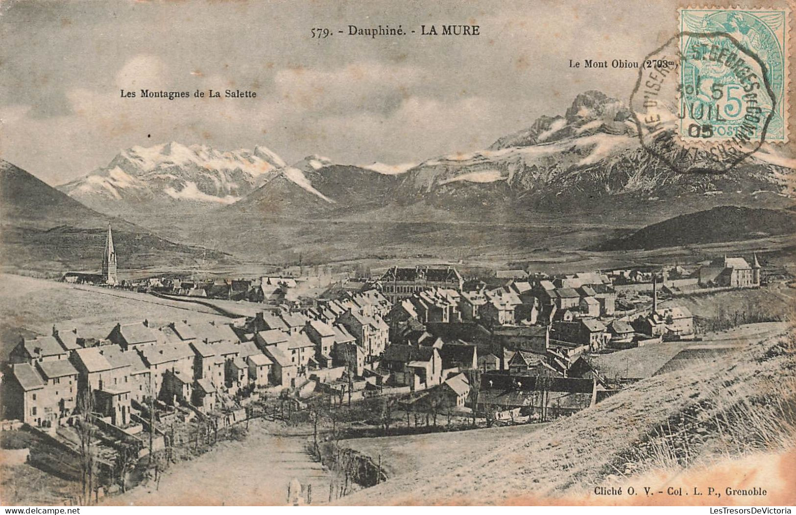 FRANCE - La Mure - Dauphiné - Les Montagnes De La Salette - Le Mont Obiou - Carte Postale Ancienne - La Mure