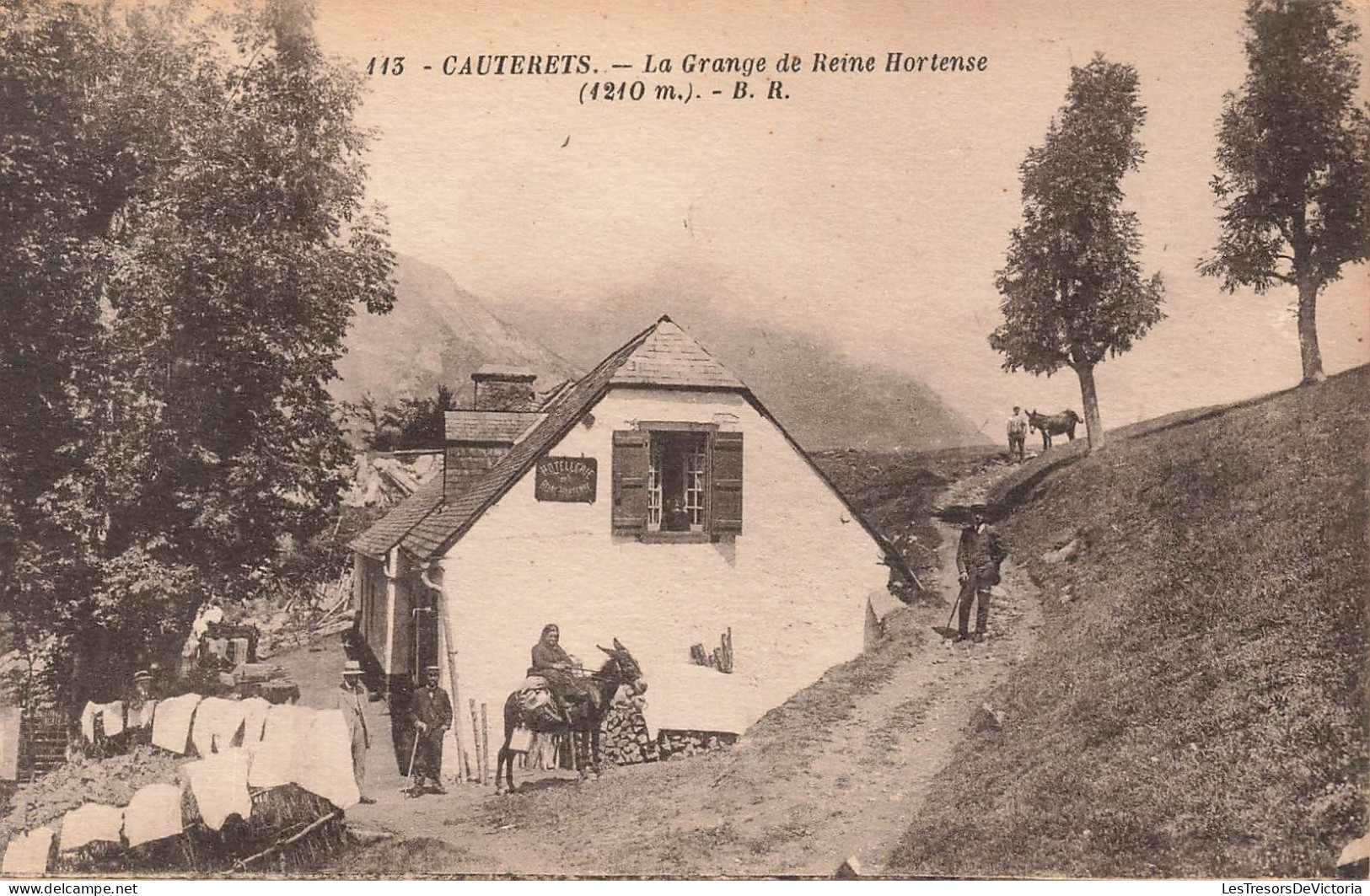 FRANCE - Cauterets - La Grande De Reine Hortense - (4210m) - BR - Ane - Carte Postale Ancienne - Cauterets