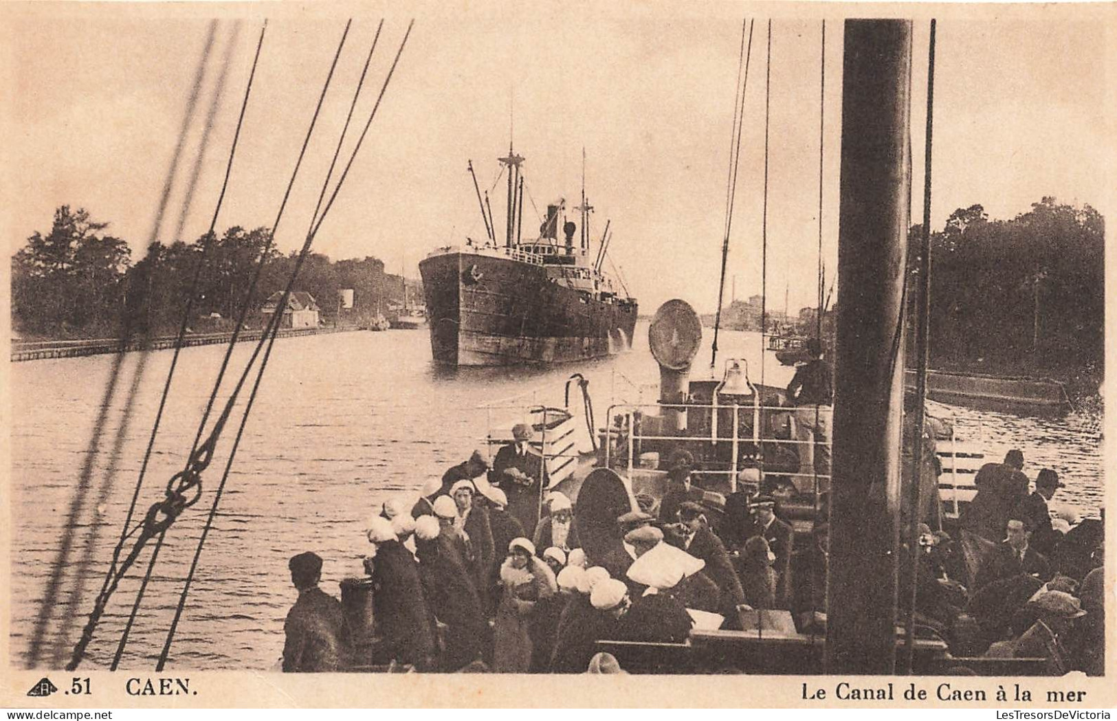 FRANCE - Caen - Le Canal De Caen à La Mer - Carte Postale Ancienne - Caen