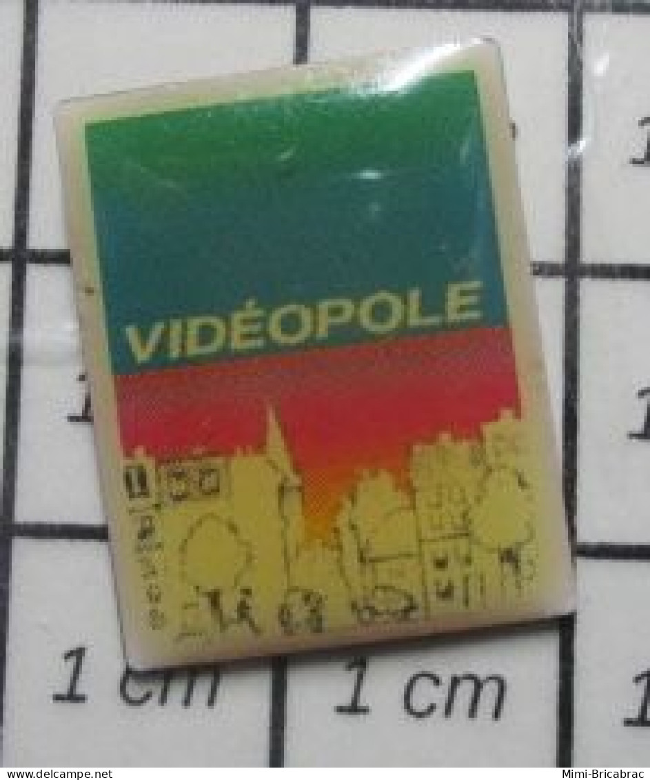 511A Pin's Pins / Beau Et Rare / CINEMA / VIDEOPOLE VILLE SOLEIL COUCHANT - Cinéma