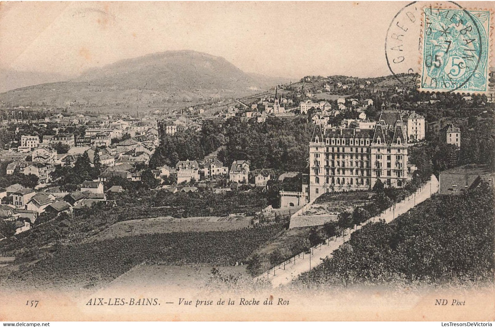 FRANCE - Aix Les Bains - Vue Générale De La Ville Prise De La Roche Du Roi - Carte Postale Ancienne - Aix Les Bains