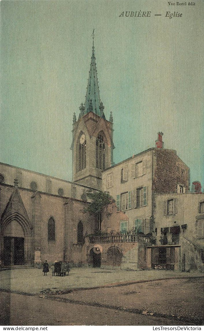 FRANCE - Aubière - Eglise - Colorisé - Carte Postale Ancienne - Aubiere