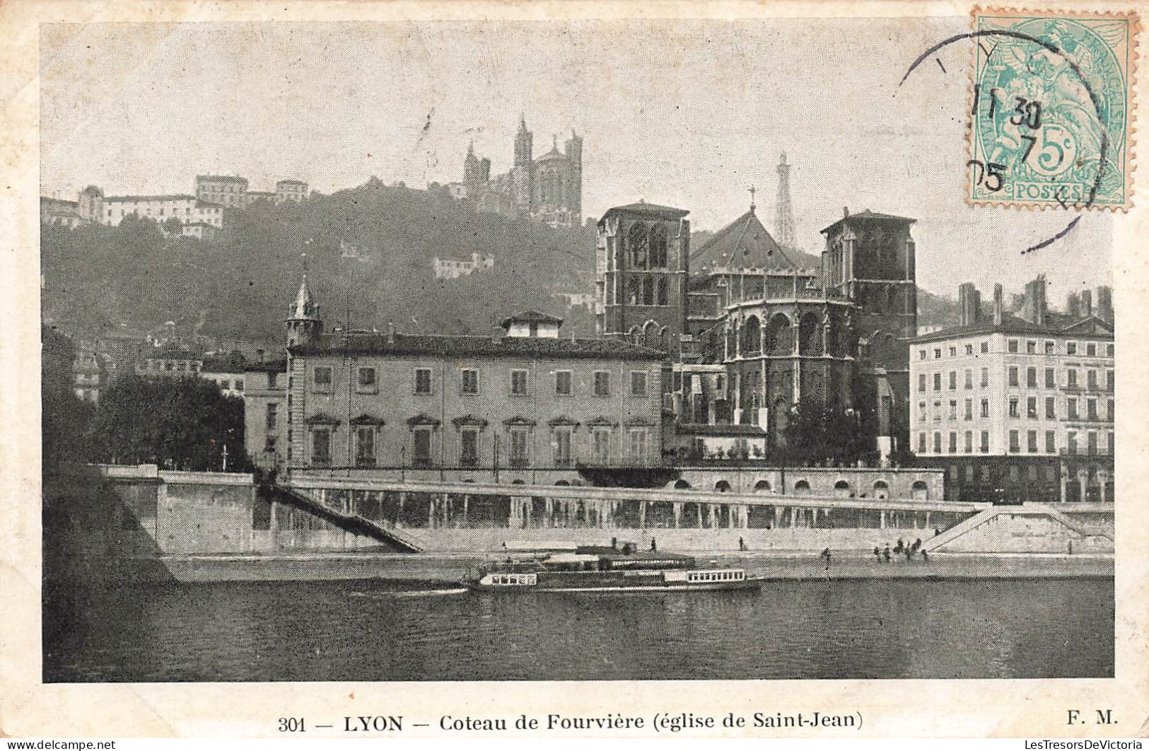 FRANCE - Lyon - Coteau De Fourvière - Vue Sur L'église De Saint Jean - Carte Postale Ancienne - Andere & Zonder Classificatie