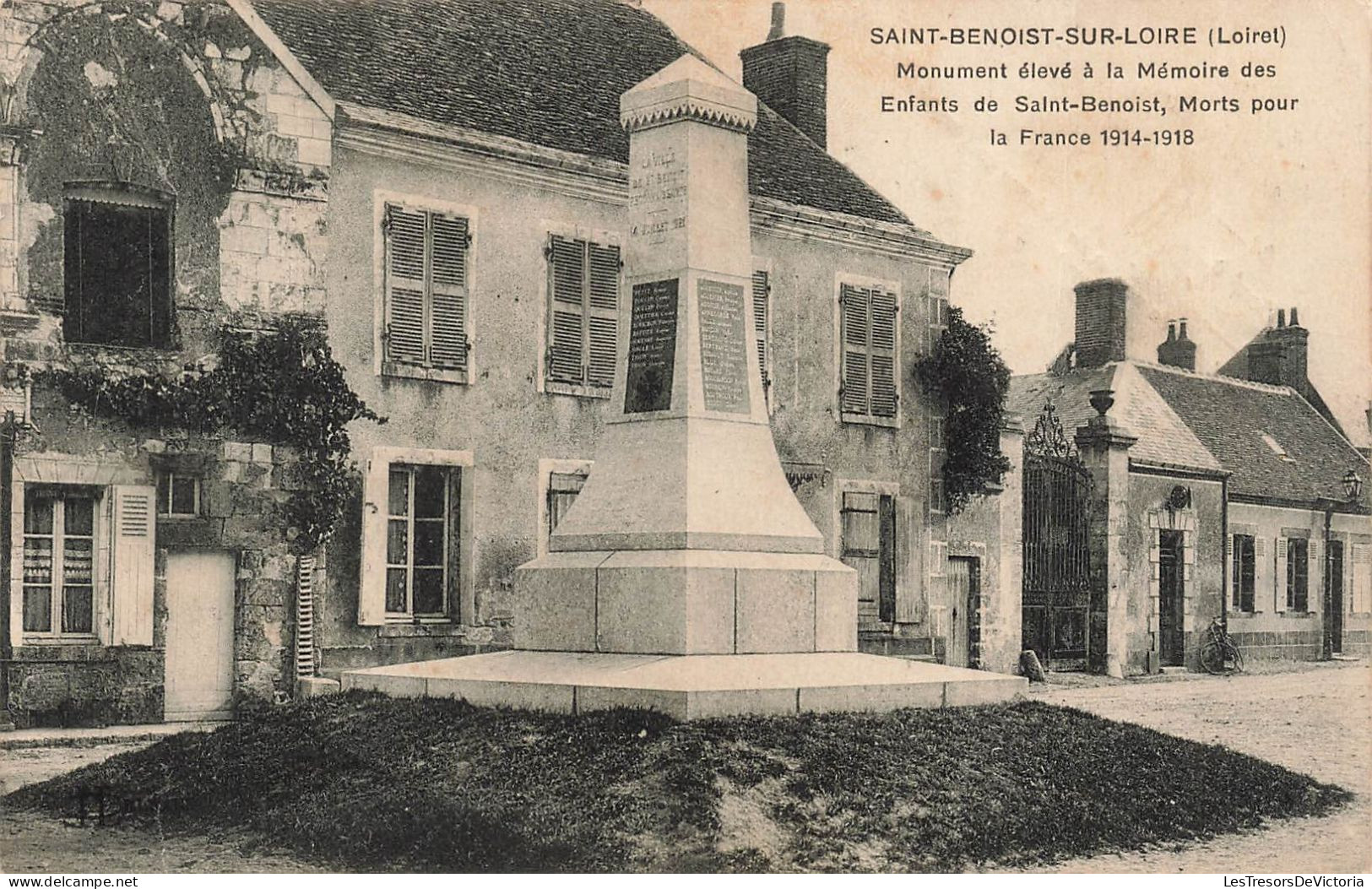 FRANCE - Saint Benoist Sur Loire - Monument à La Mémoire Des Enfants De Saint Benoist  - Carte Postale Ancienne - Andere & Zonder Classificatie