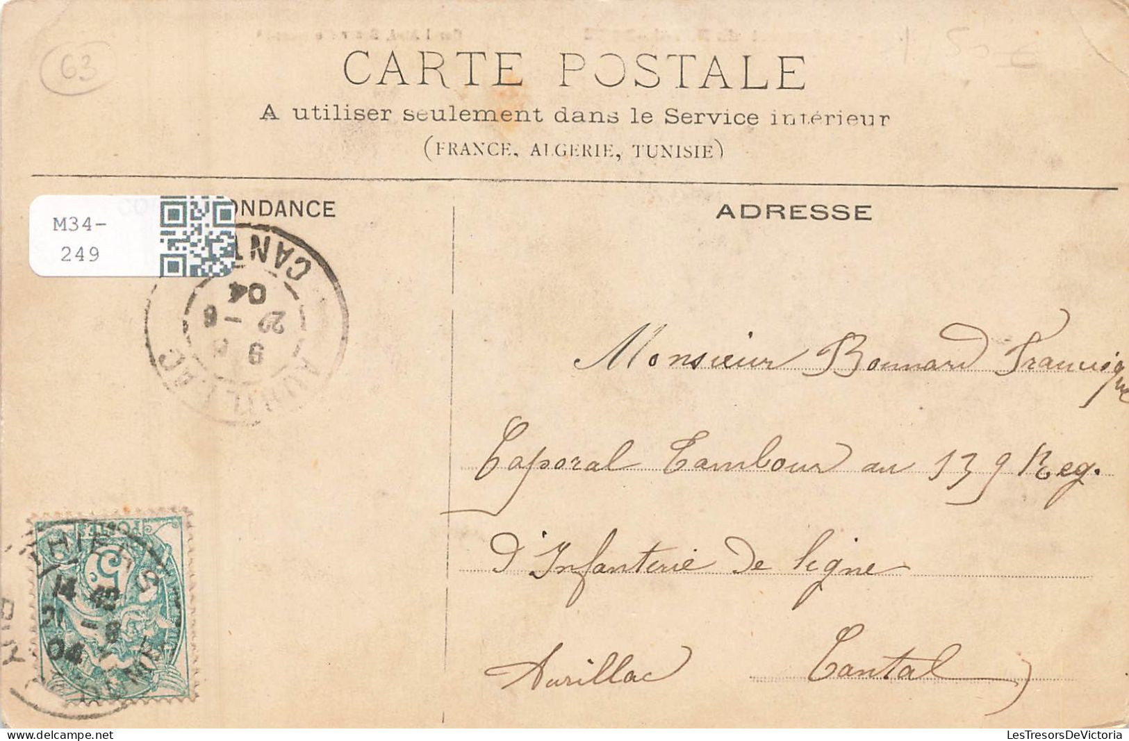 FRANCE - Clermont Ferrand - Le Sommet Du Puy De Dôme - Animé - Carte Postale Ancienne - Clermont Ferrand