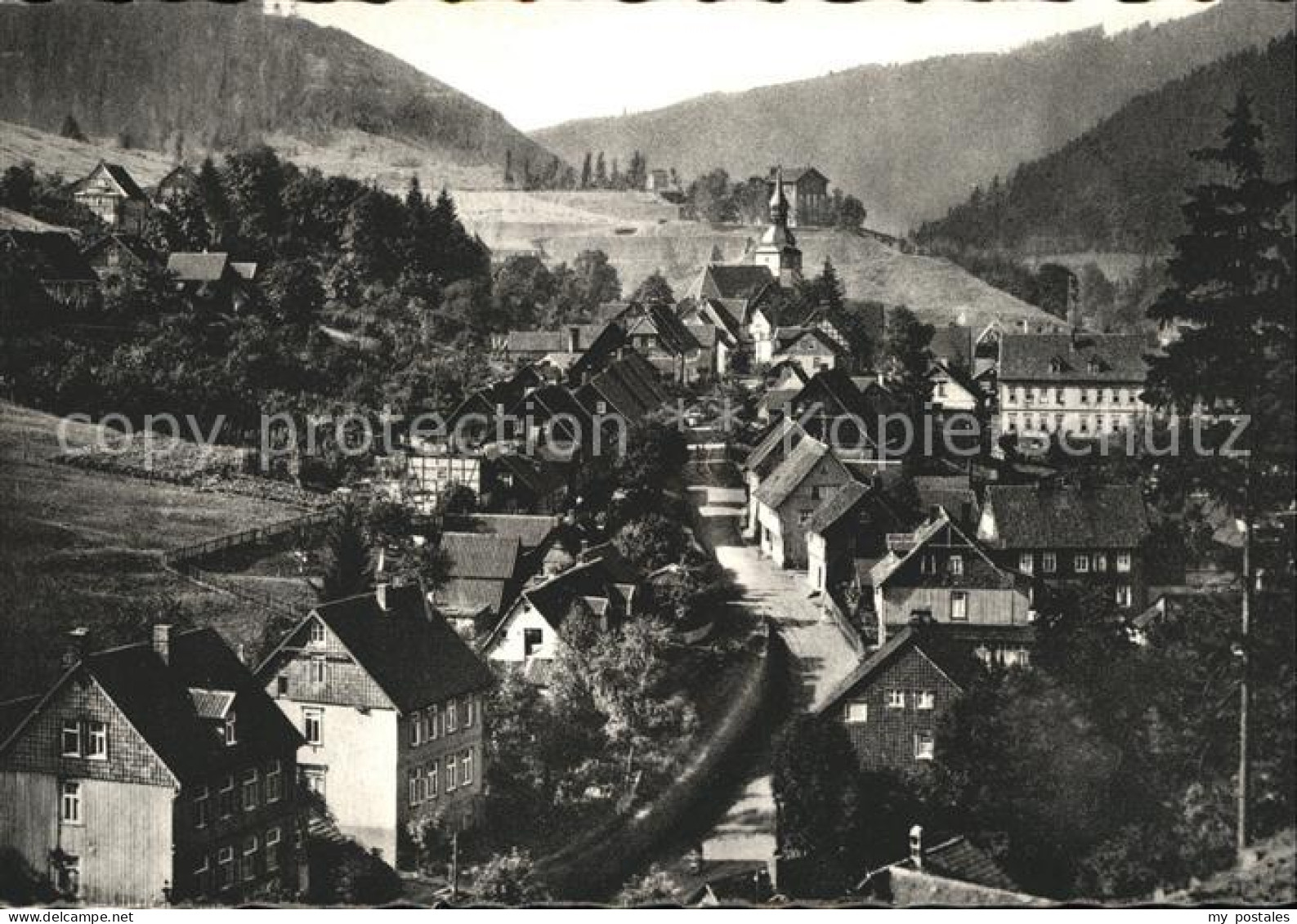 41562259 Lautenthal Harz Ortsansicht Mit Kirche Hoehenluftkurort Lautenthal - Langelsheim