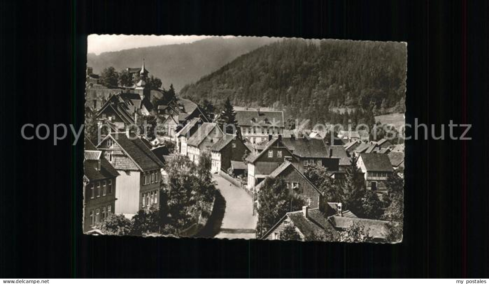 41562257 Lautenthal Harz Ortsansicht Mit Kirche Bischofstal Hoehenluftkurort Lau - Langelsheim