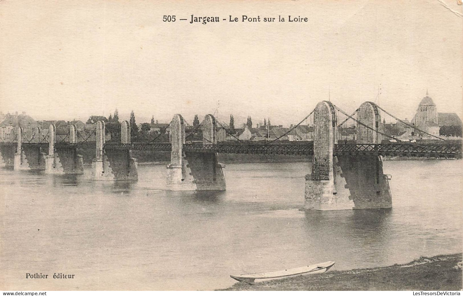 FRANCE - Jargeau - Le Pont Sur La Loire - Carte Postale Ancienne - Jargeau