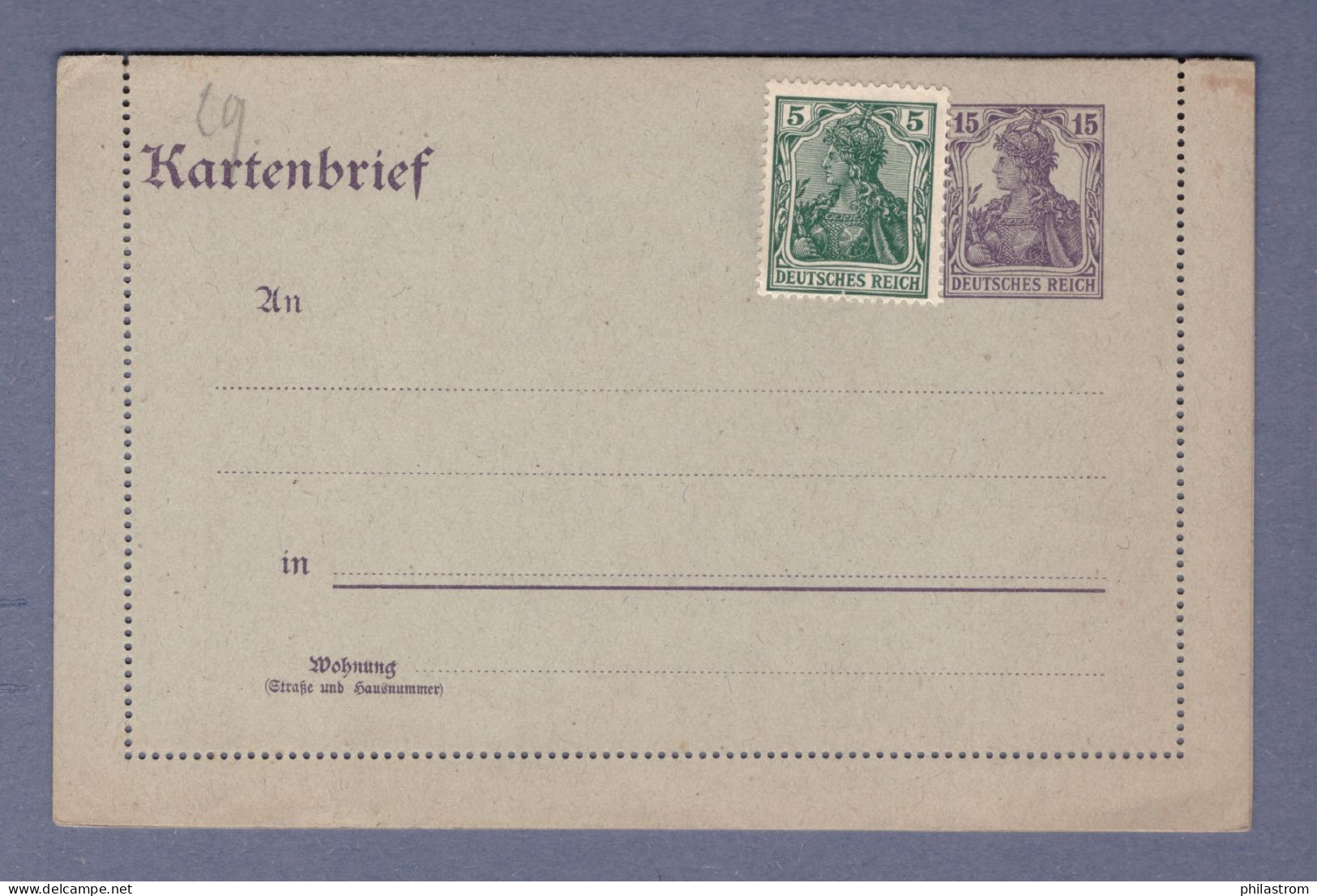 DR  Ganzsache Kartenbrief  (3366KLRSCH-0065) - Covers