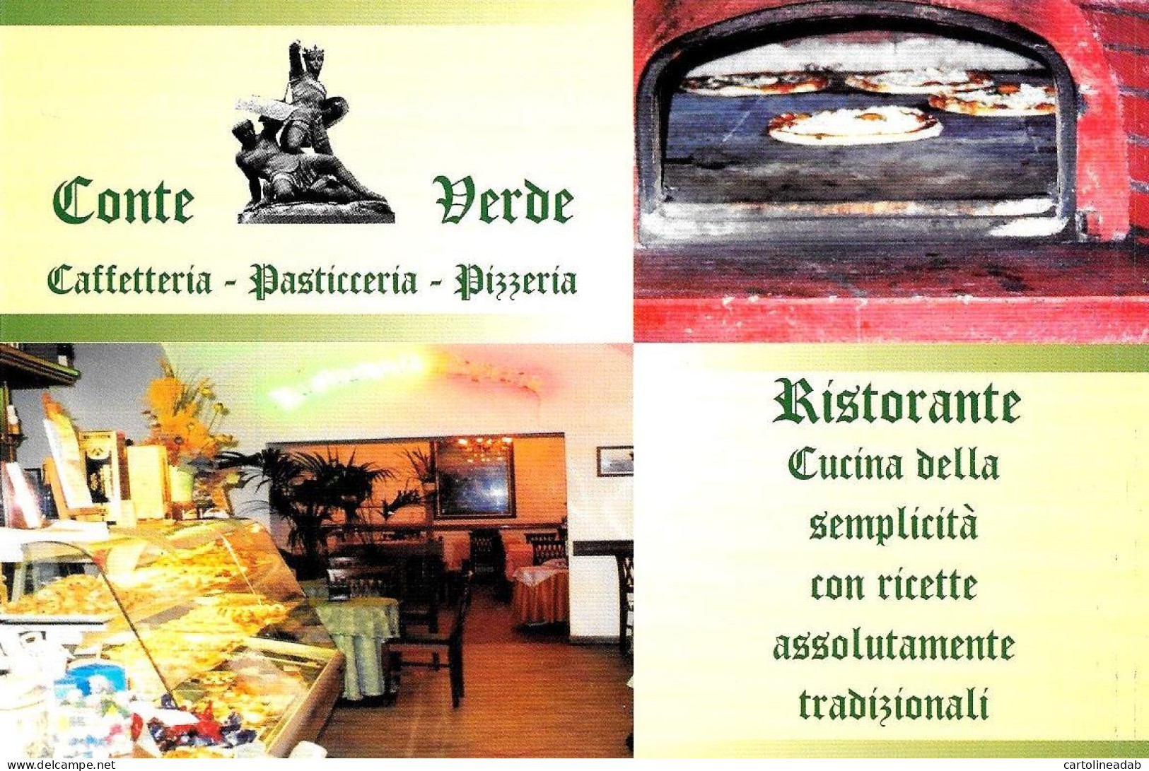 [MD8530] CPM - TORINO - CONTE VERDE - RISTORANTE CAFFETTERIA PASTICCERIA PIZZERIA - PERFETTA - NV - Cafes, Hotels & Restaurants