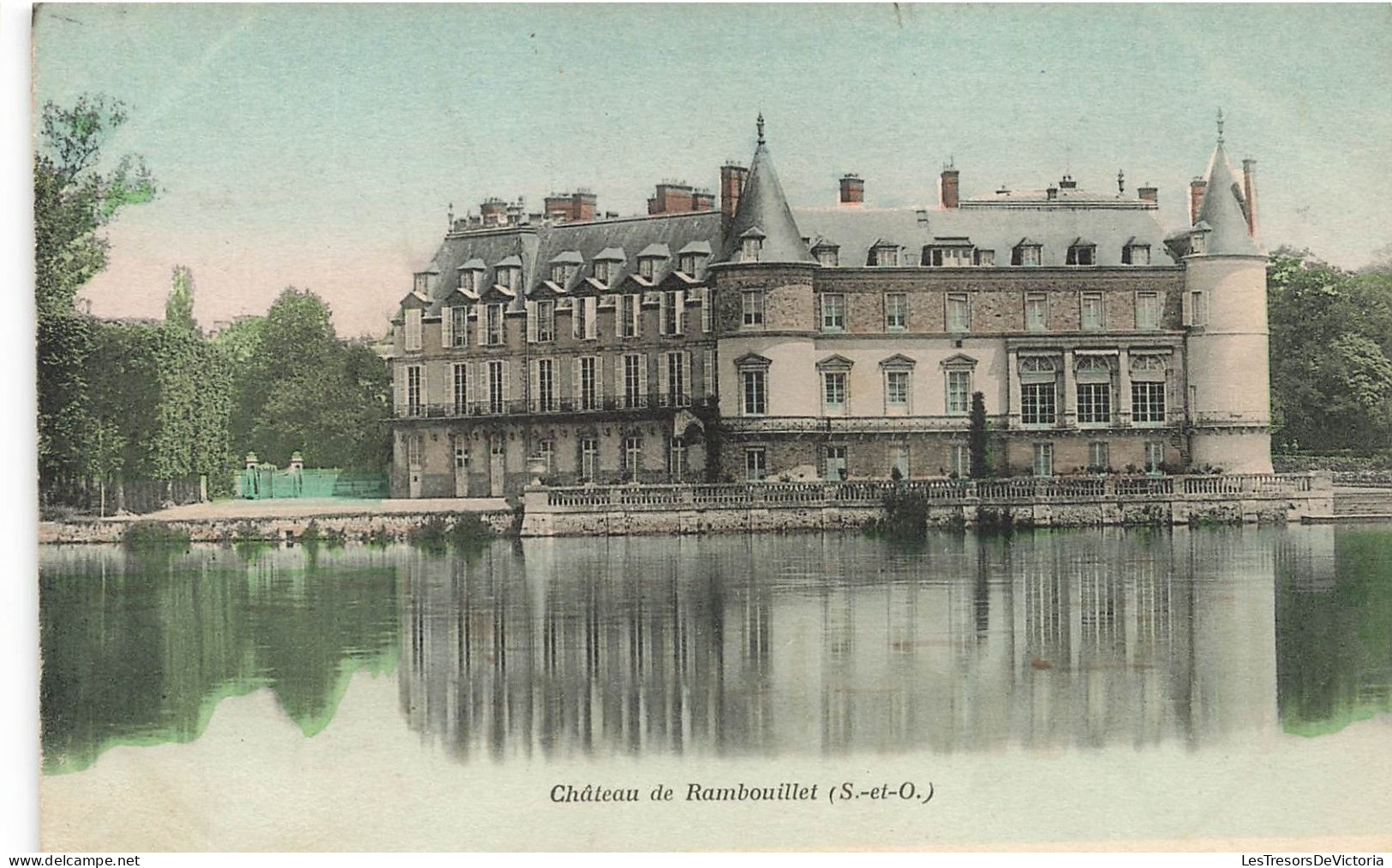 FRANCE - Rambouillet - Vue Générale Du Château De Rambouillet - Colorisé - Carte Postale Ancienne - Rambouillet