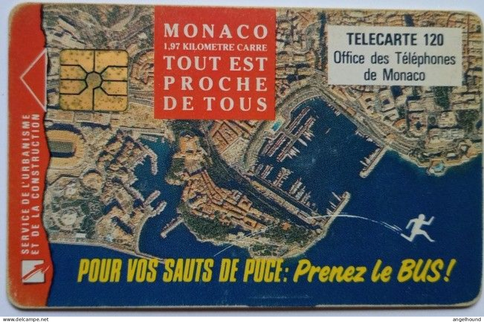 Monaco 120 Units Chip Card - Prenez Le Bus - Monace