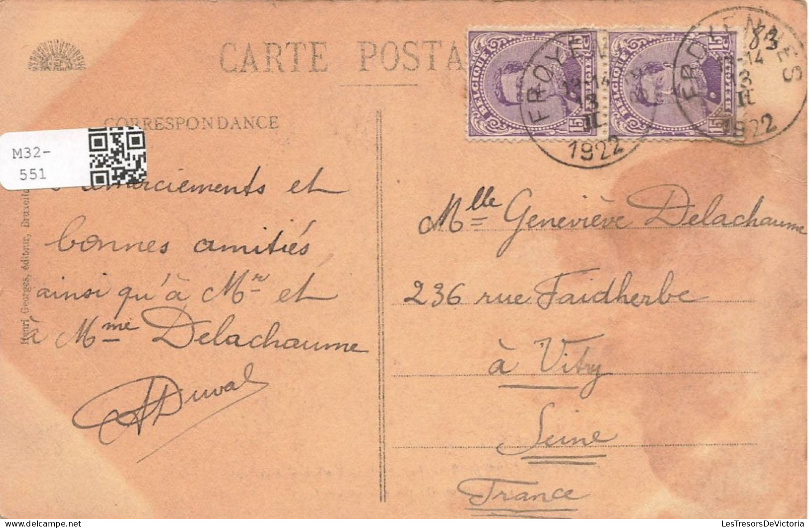 BELGIQUE - Passy Froyennes - Le Pensionnat Après L'armistice - La Salle De Dessin D'ornement - Carte Postale Ancienne - Otros & Sin Clasificación