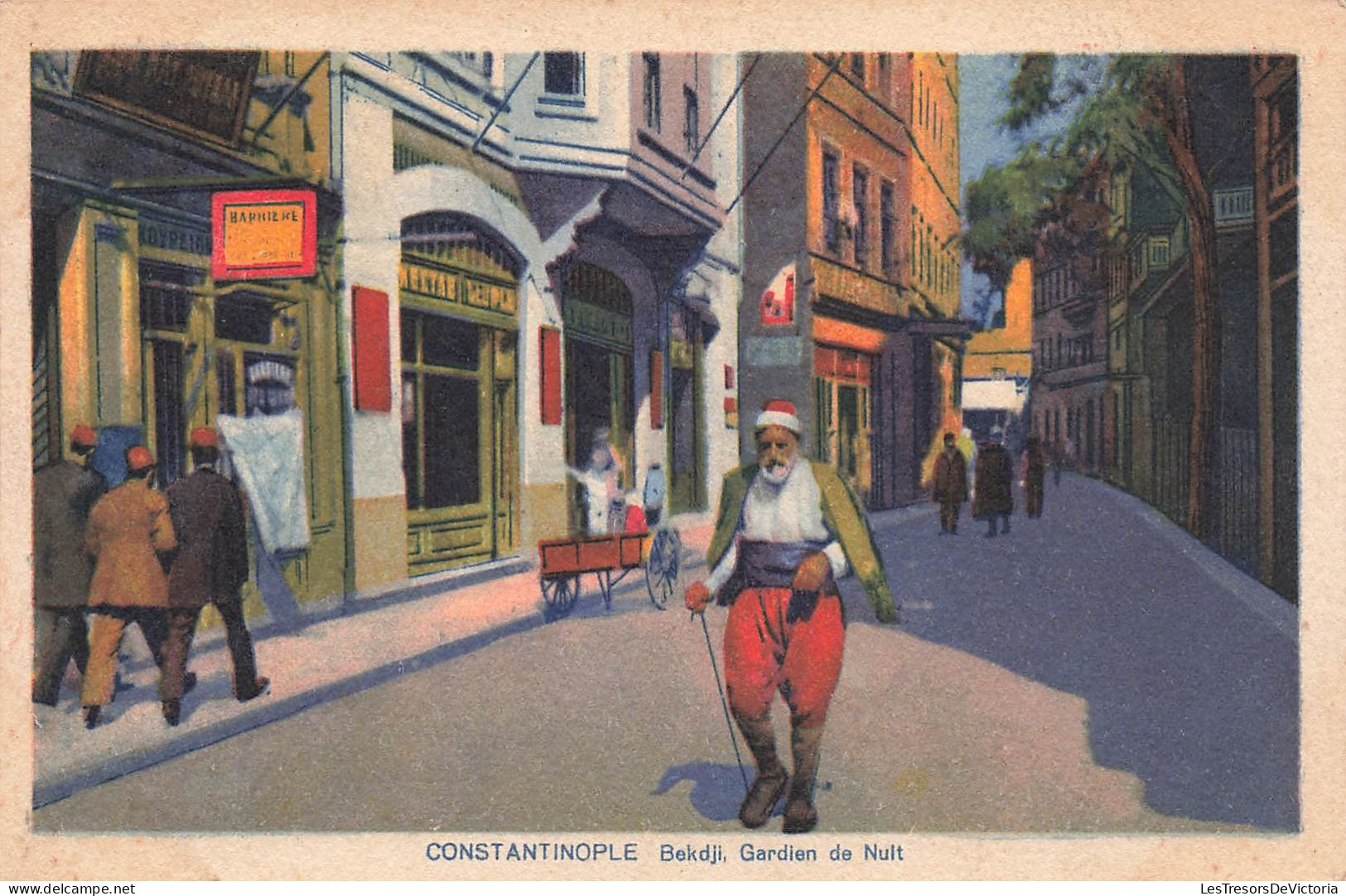 TURQUIE - Constantinople - Bekdji - Gardien De Nuit - Carte Postale Ancienne - Turkey
