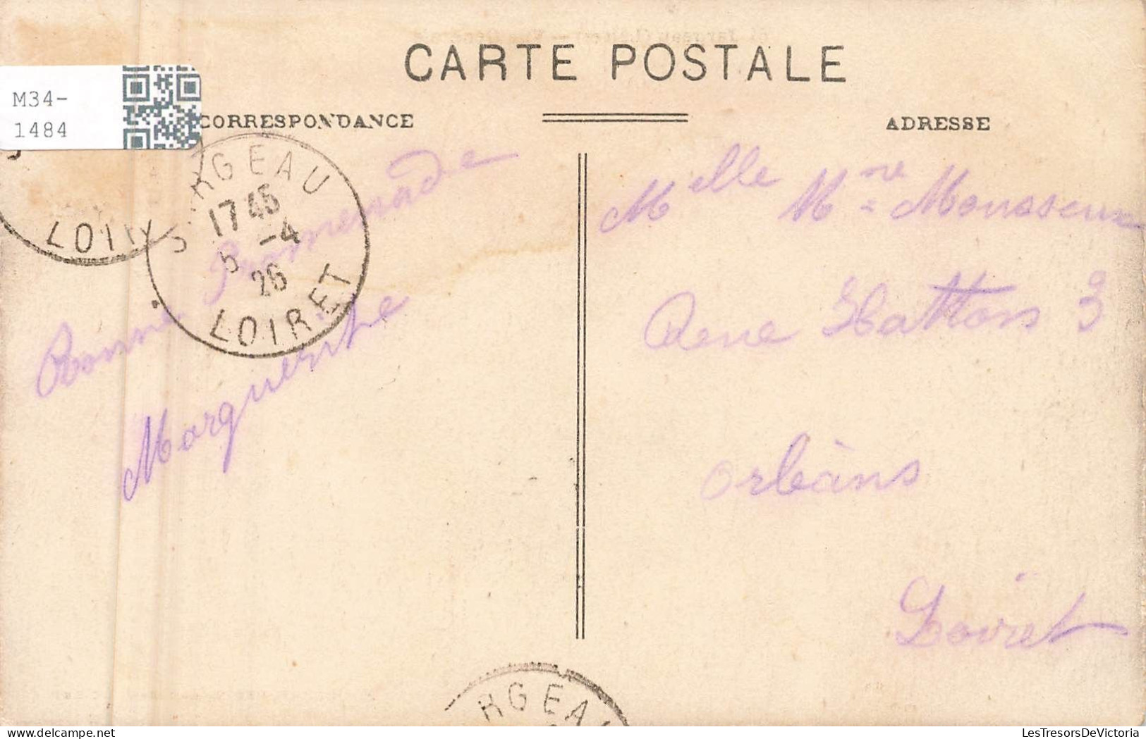 FRANCE - Jargeau - Vue Générale - Carte Postale Ancienne - Jargeau