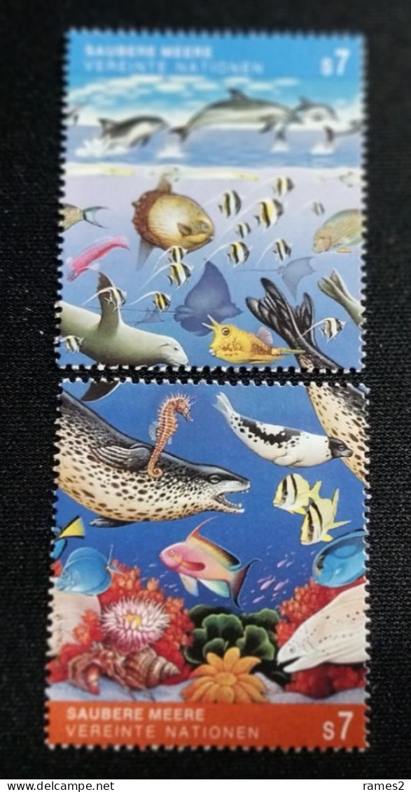 Nations Unies > Centre International De Vienne N°139/40** - Unused Stamps