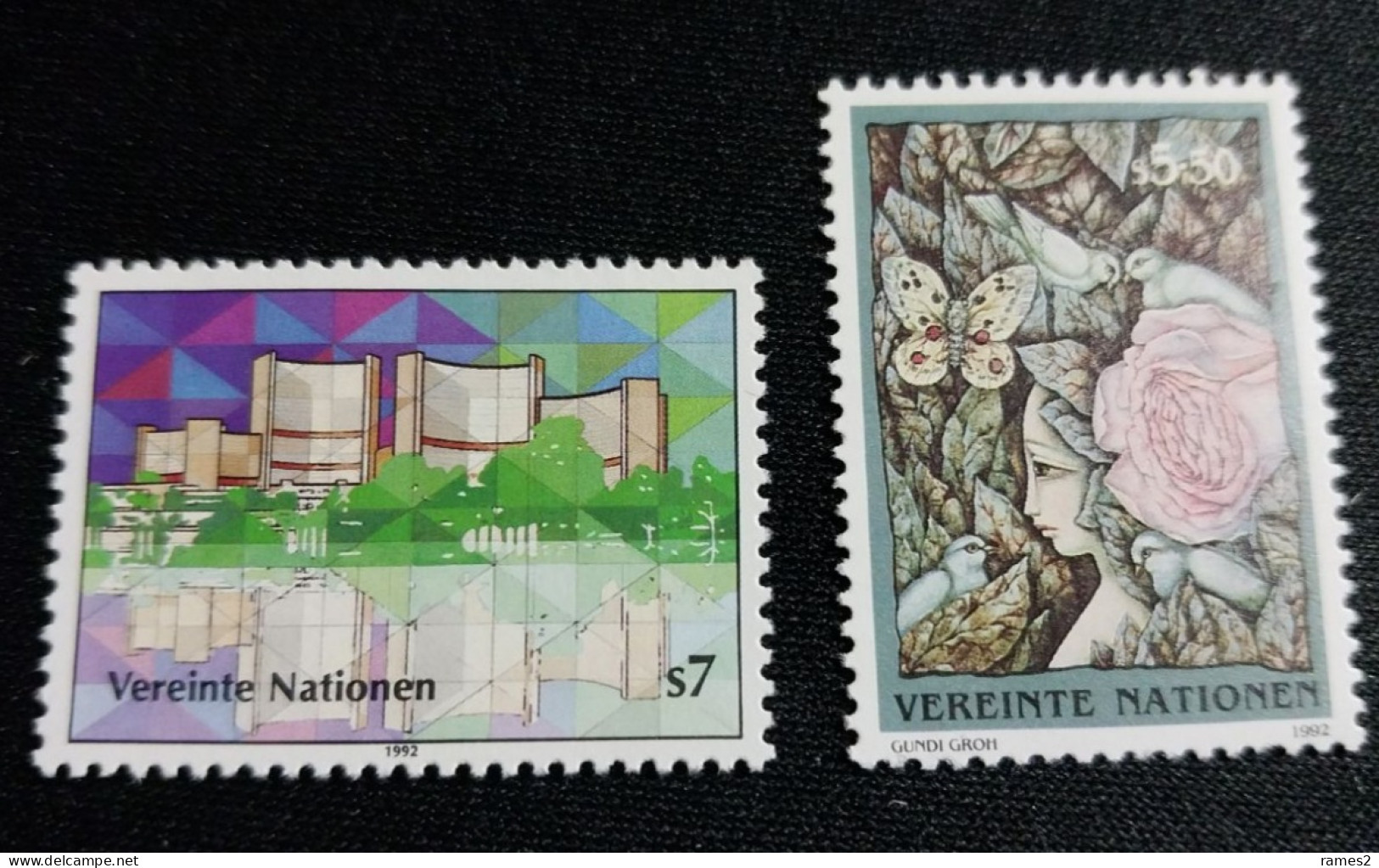 Nations Unies > Centre International De Vienne N°149/50** - Unused Stamps