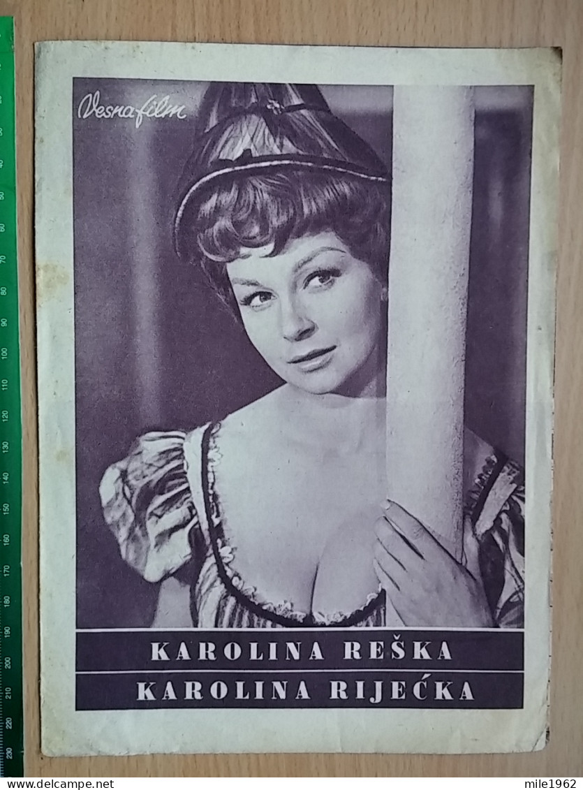 Prog 56 - Karolina Rijecka (1961) - Anne Aubrey, Nikola Popovic, Antun Nalis - Publicité Cinématographique
