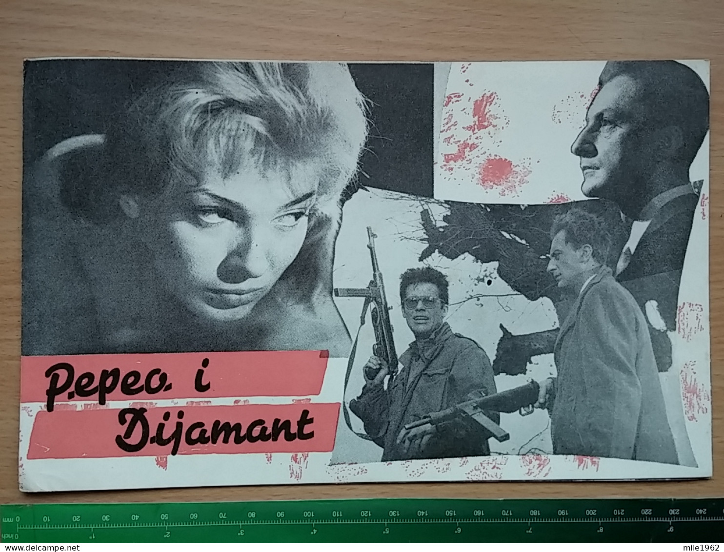 Prog 57 - Ashes And Diamonds (1958) -Popiól I Diament - Zbigniew Cybulski, Ewa Krzyzewska, Waclaw Zastrzezynski - Publicité Cinématographique