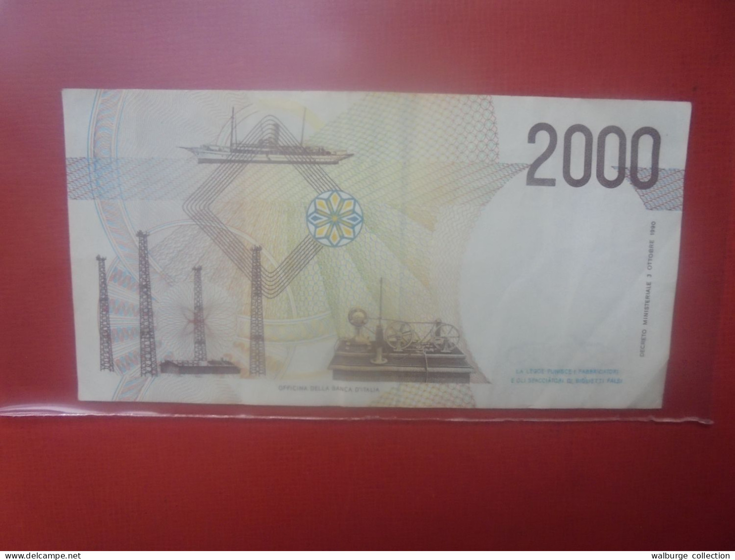 ITALIE 2000 LIRE 1990 Circuler (B.32) - 2.000 Lire