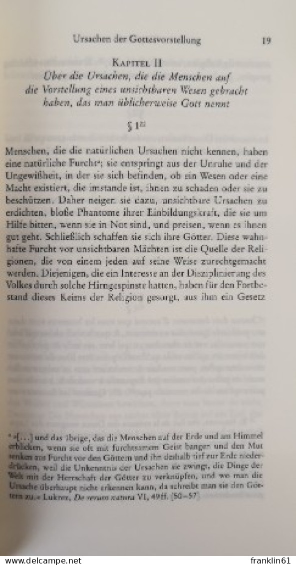 Traktat über Die Drei Betrüger. - Philosophie