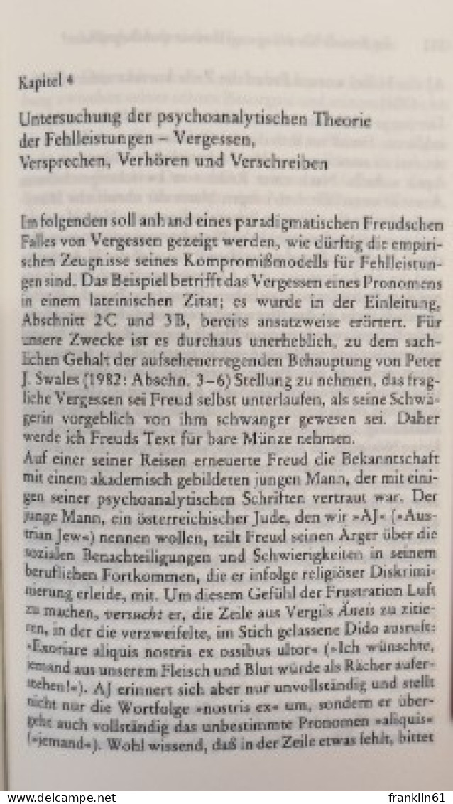 Die Grundlagen Der Psychoanalyse.Eine Philosophische Kritik. - Filosofía