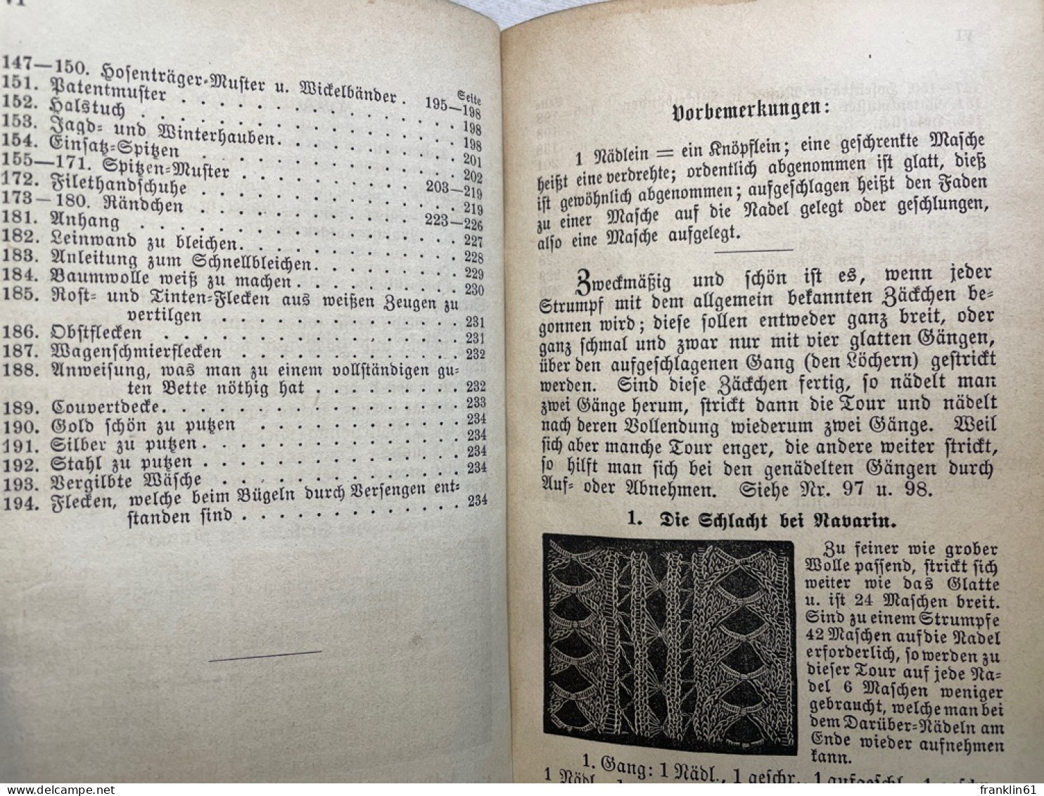 Die wohlerfahrene, elegante Strickerin. 1.und 2.Bändchen.