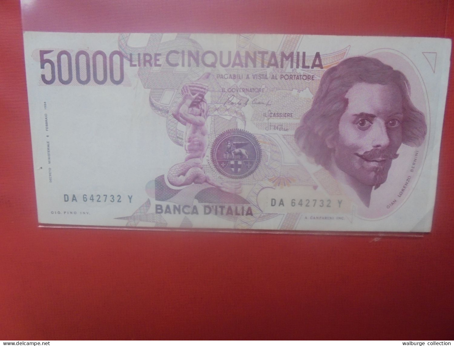 ITALIE 50.000 LIRE 1984 Circuler (B.32) - 50000 Liras