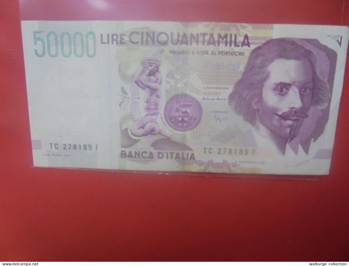 ITALIE 50.000 LIRE 1992 Circuler (B.32) - 50000 Lire