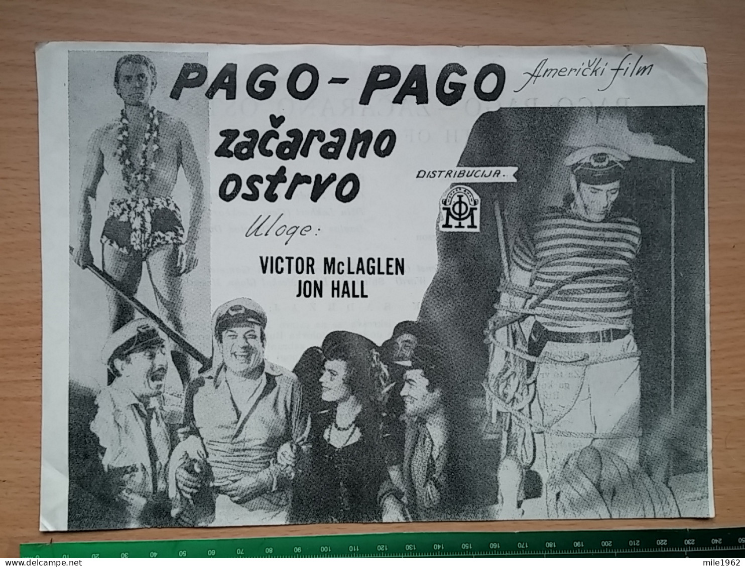 Prog 61 -  South Of Pago Pago (1940) - Victor McLaglen, Jon Hall, Frances Farmer - Pubblicitari