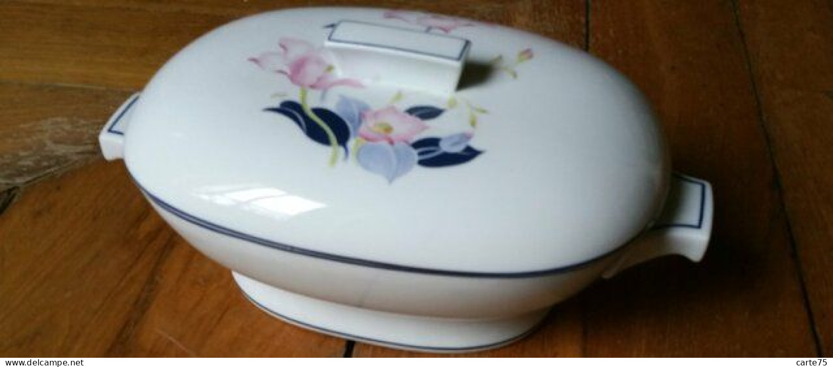 Porcelaine De Limoges, Reproduction Terrine Chinoise XVIIIe - Limoges (FRA)