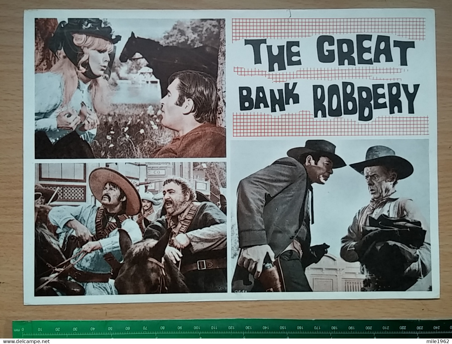 Prog 61 - The Great Bank Robbery (1969) - Zero Mostel, Kim Novak, Clint Walker, Akim Tamiroff - Bioscoopreclame