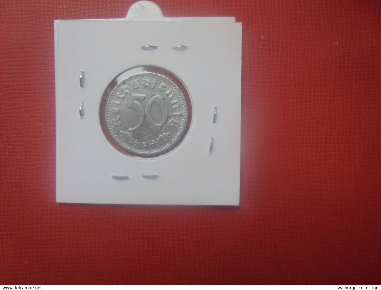 3eme REICH 50 Pfennig 1940 "G" (A.4) - 50 Reichspfennig