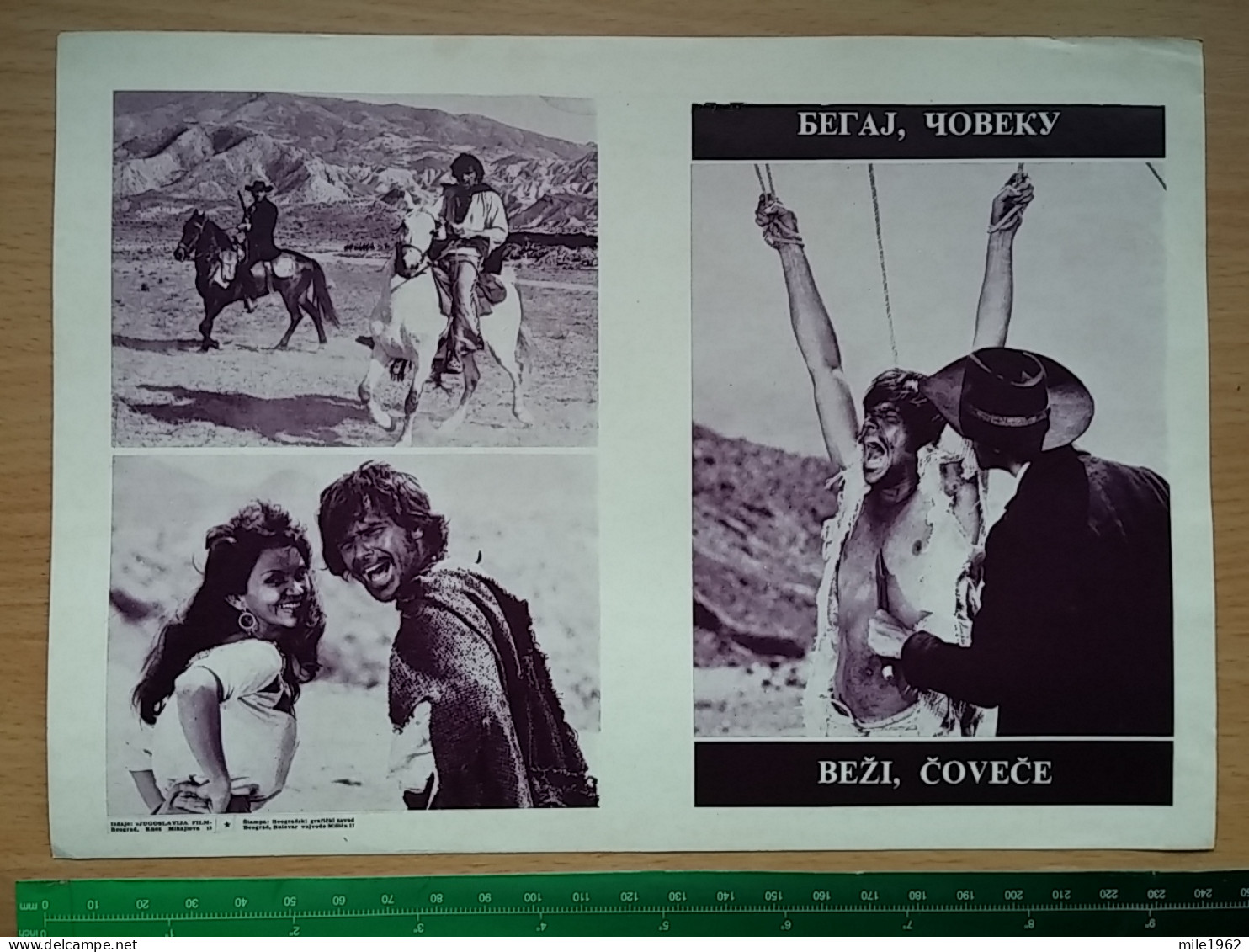 Prog 62 - Run, Man, Run (1968) -Corri Uomo Corri - Tomas Milian, Donald O'Brien, Linda Veras - Cinema Advertisement