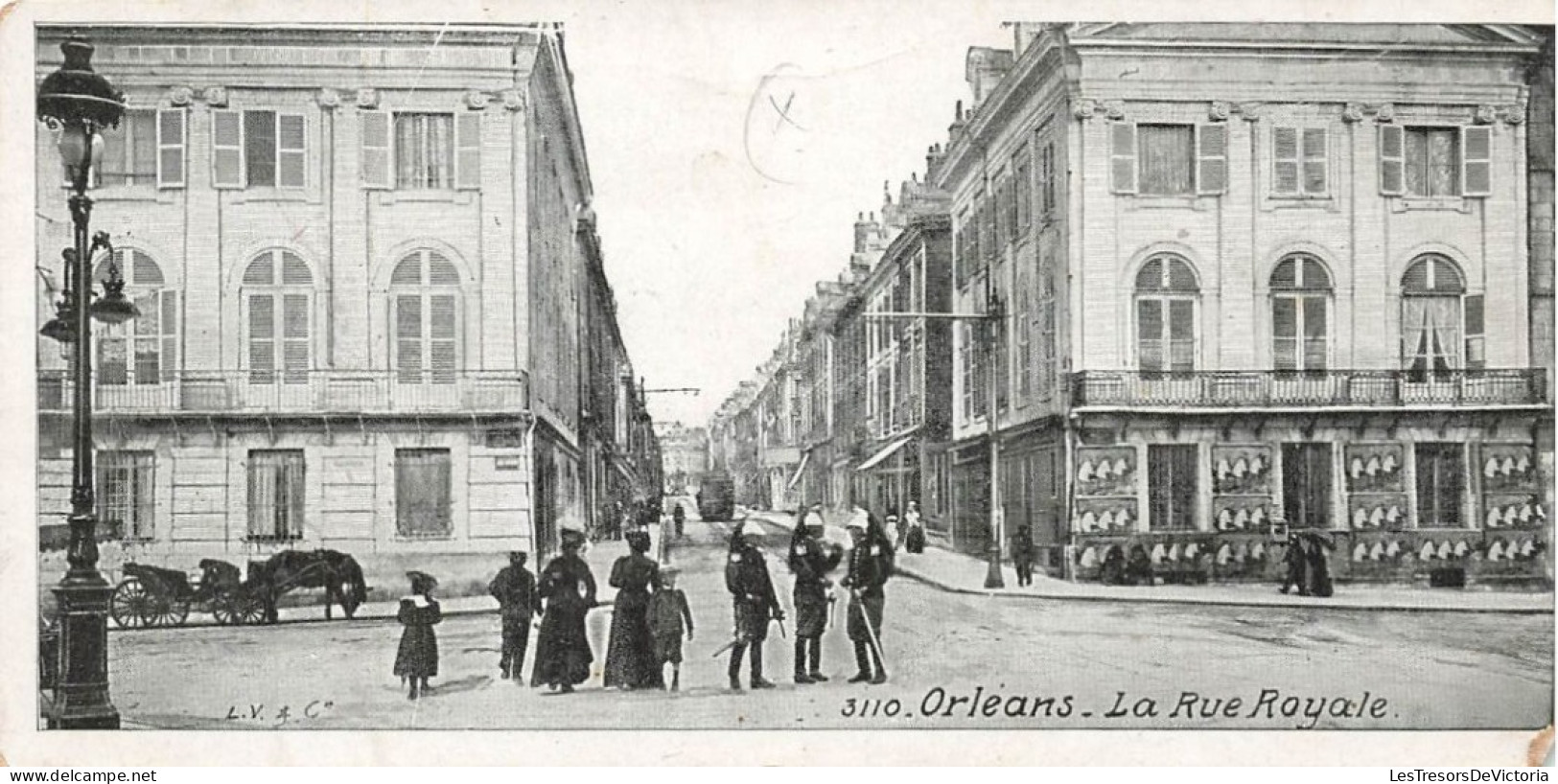 FRANCE - Orléans - Vue Sur La Rue Royale - Carte Postale Ancienne - Orleans
